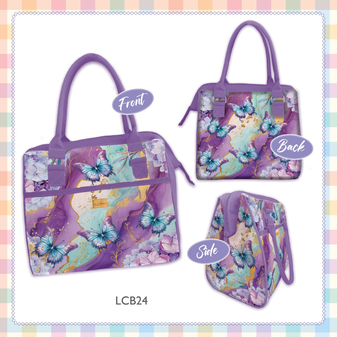 Lunch Cooler Amethyst Butterfly