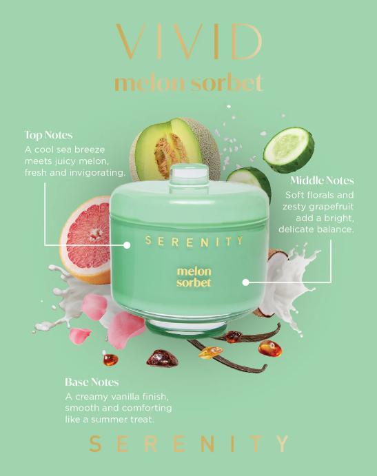 Melon Sorbet 230g Candle