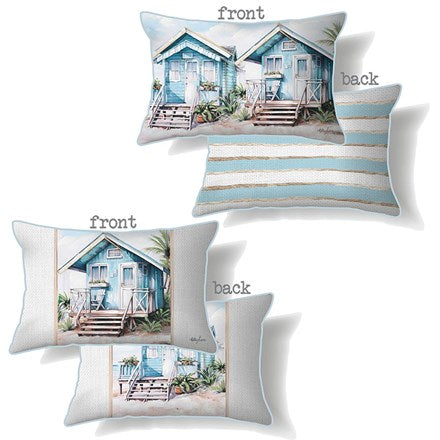 Kelly Lane Beach Shack Design 30x50cm Cushion
