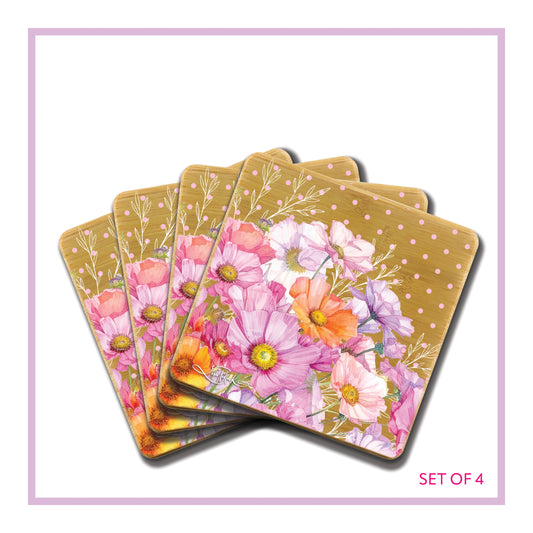 Coasters Wildflowers