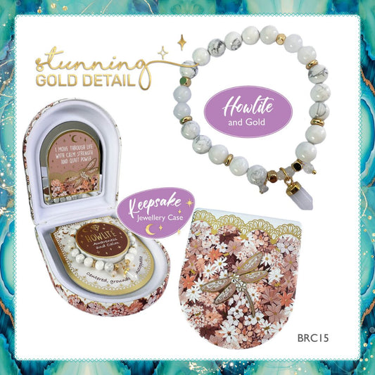 Howlite Crystal Bracelet