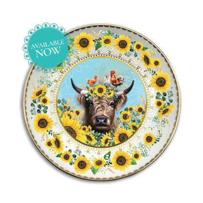 Ceramic Trinket Dish Sunny Highland