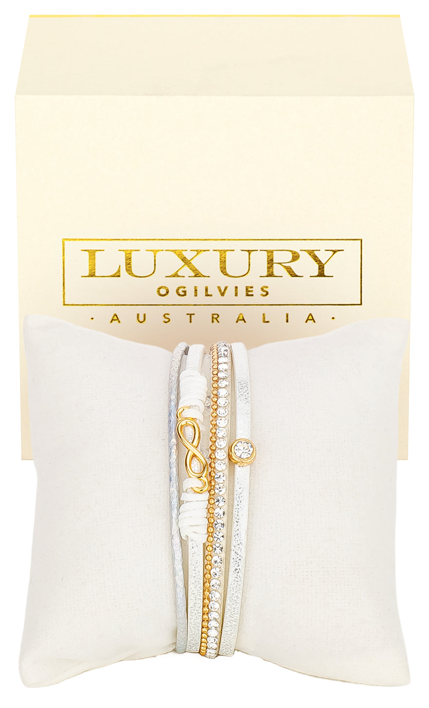 Infinity Bracelet - Pearl