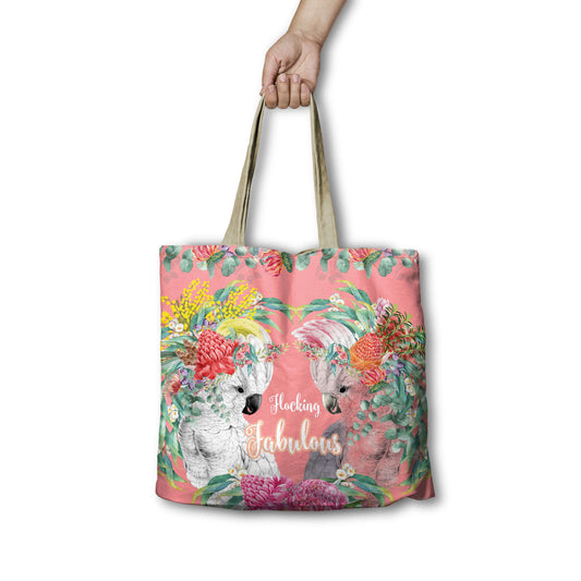 Flocking Fab Shopping Bag