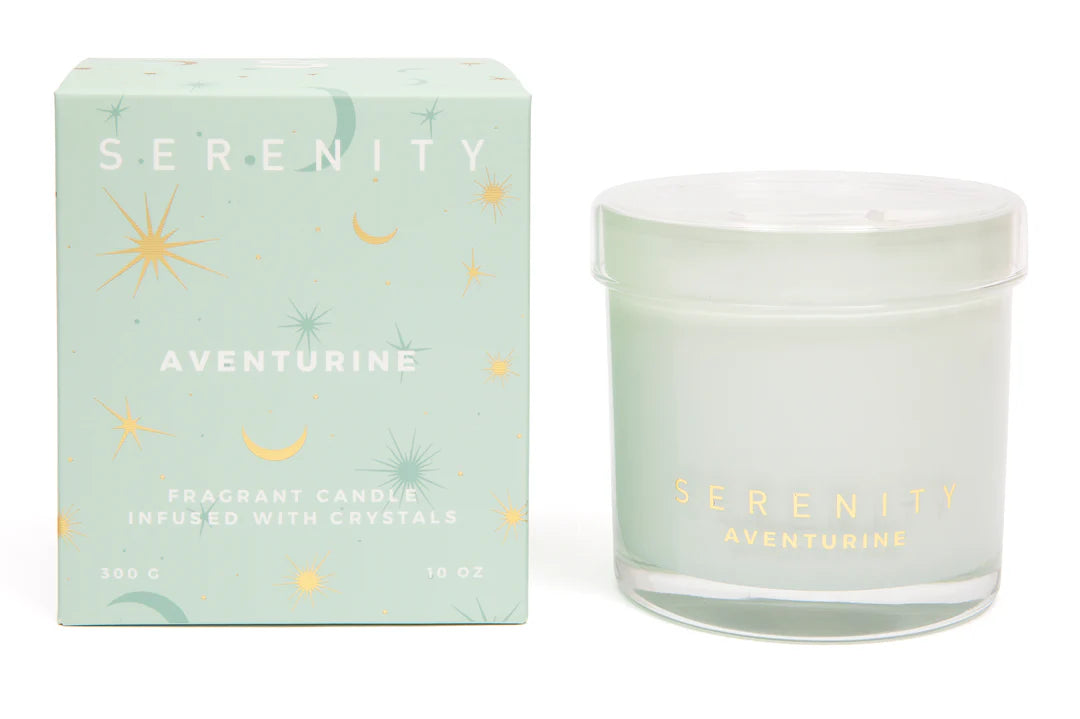 Abundance Aventurine Crystal 300g Candle