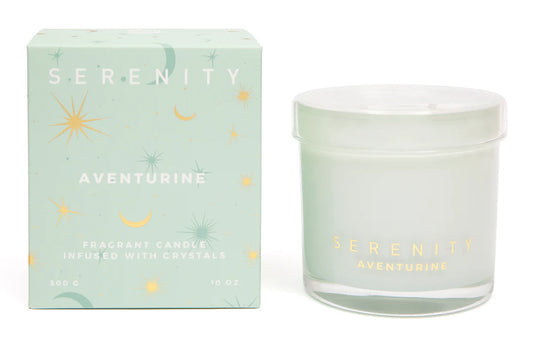 Abundance Aventurine Crystal 300g Candle