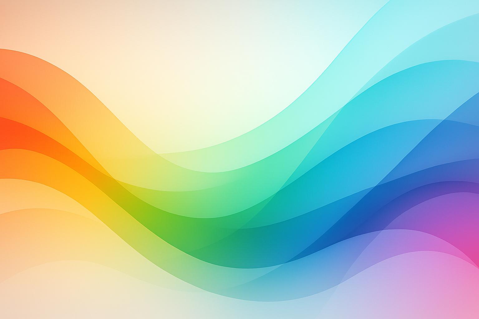 Generated transparent image banner with rainbow gradient colors